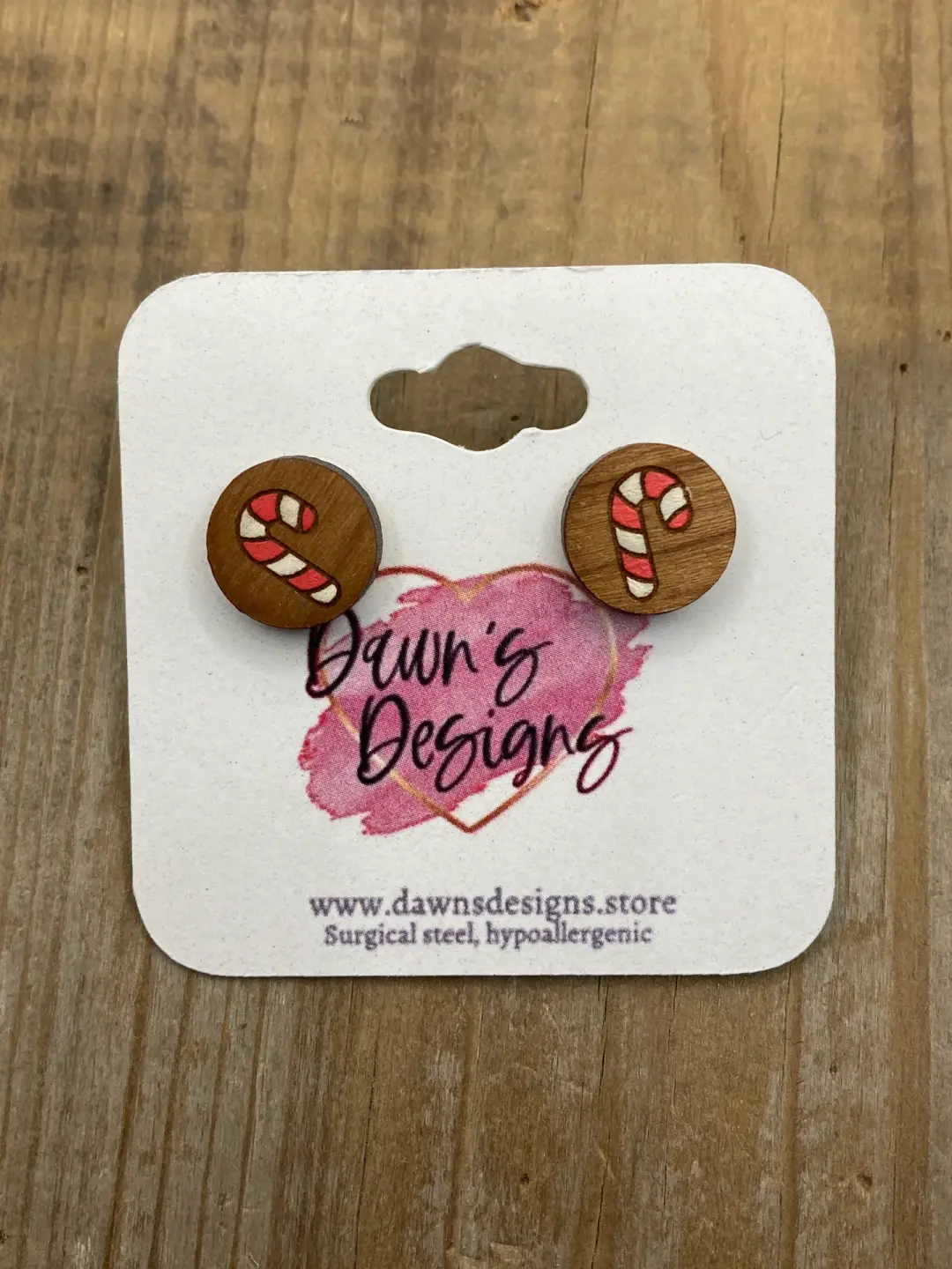 Candy Cane Stud