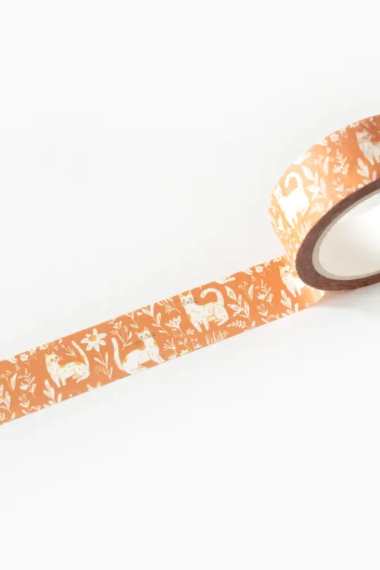 Woodland Cat Washi Tape