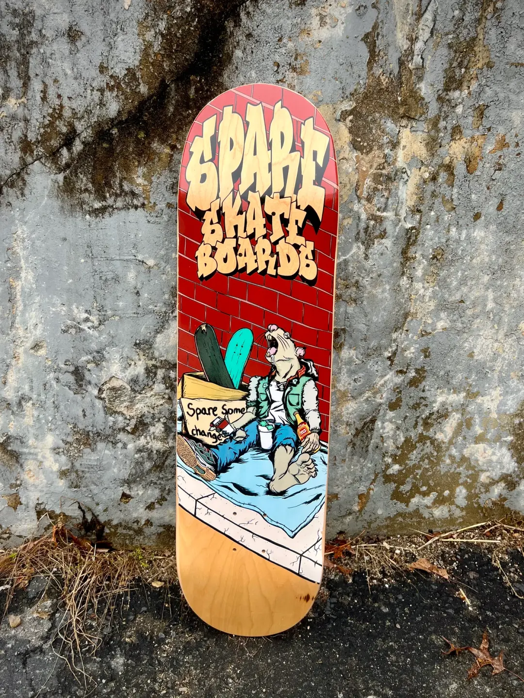 Skate rat Spare skateboard