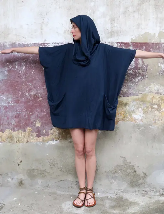 Super Cowl Perfect Pockets Tunic Kaftan