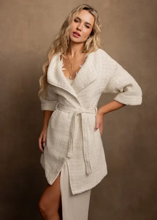 Hedy Jacket in Ecru