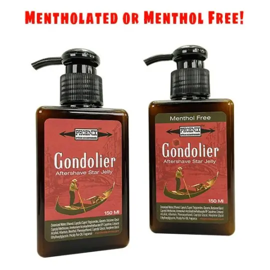 Gondolier Star Jelly Aftershave | A Whole New Species of Aftershave | Menthol Free Or Mentholated!