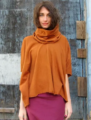 Chunky Cowl Shirt Kaftan