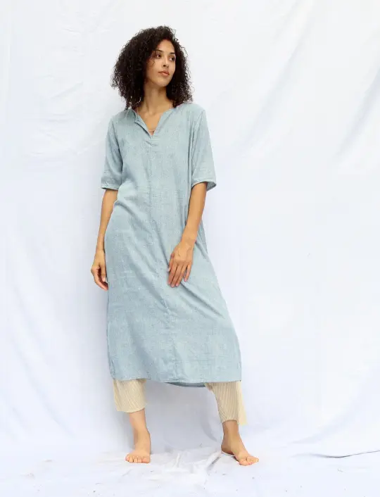 Handwoven - Sita Shift Below Knee Dress