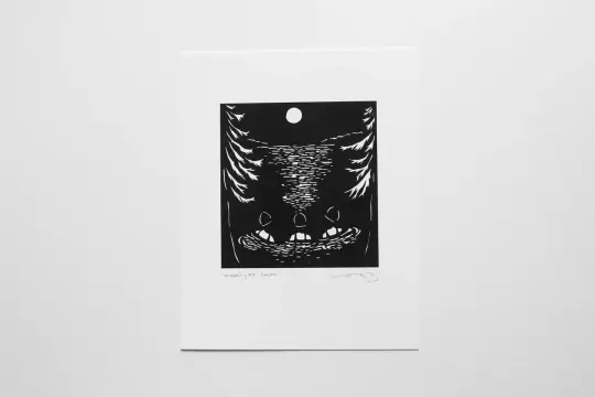 "Moonlight Swim" 8x10" print