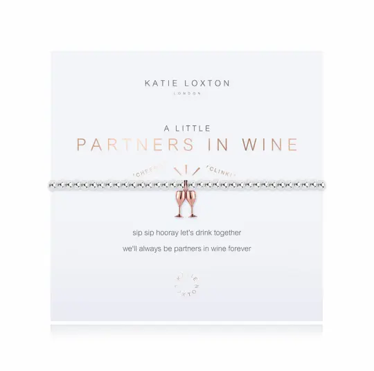 A LITTLE PARTNERS IN WINE BRACELET