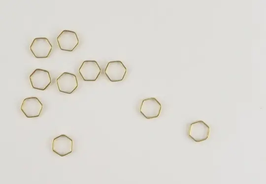 Hexagon Stitch Markers