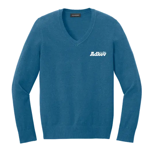 Adkev Employee LSW2850 Port Authority Women's V-Neck Sweater