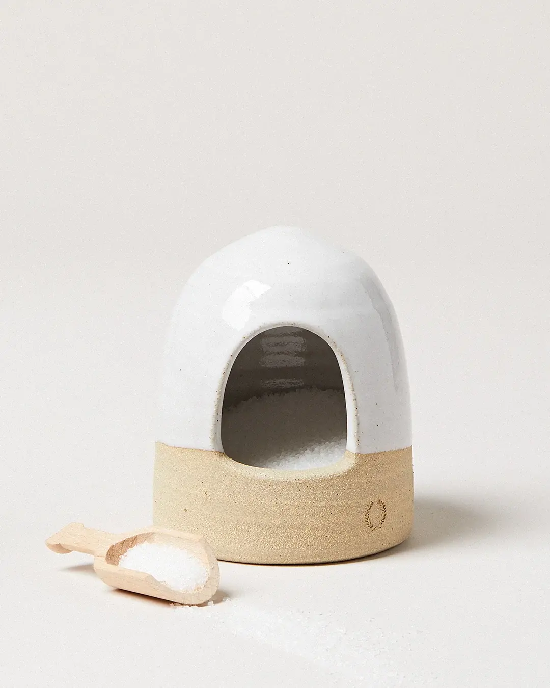 Beehive Salt Cellar & Spoon