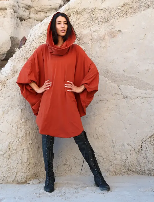 Super Cowl Aphrodite Short Kaftan