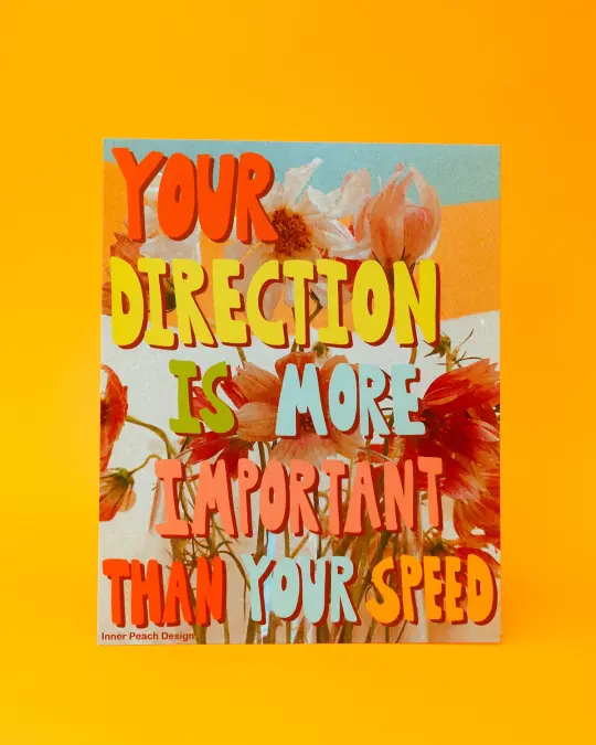 Direction Vs. Speed Print