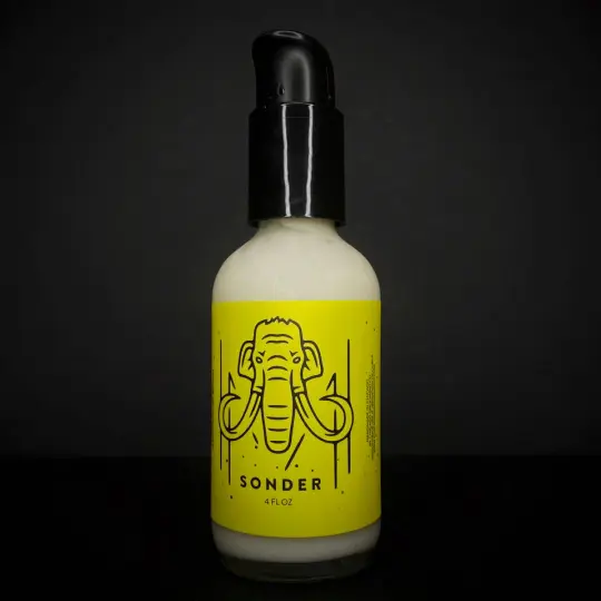 Sonder aftershave balm with pump