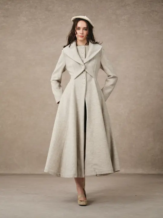 Gemma 17 | 100% wool victorian coat