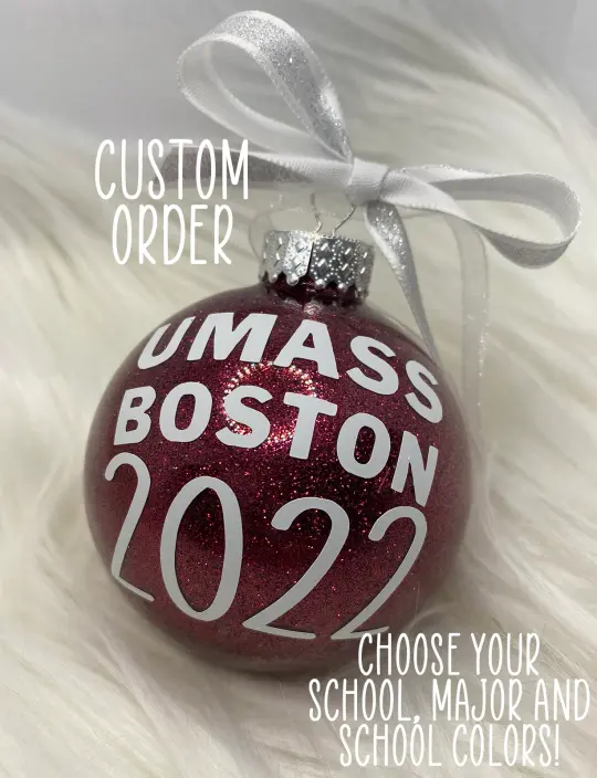 Double Sided Highschool/College Custom Ornament