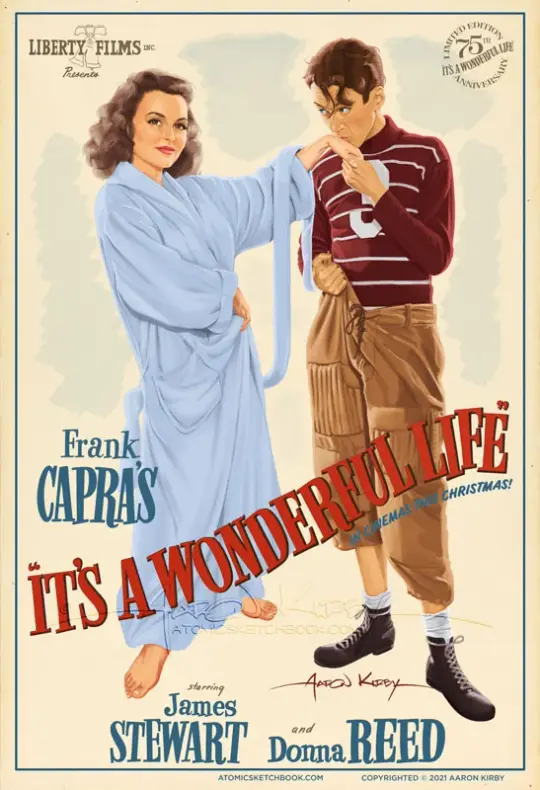 It's a Wonderful Life 75th anniversary print