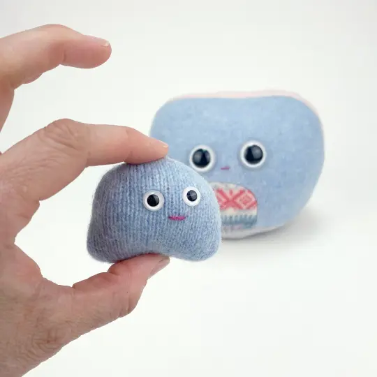 Foo-Foo and baby plush nesting monster