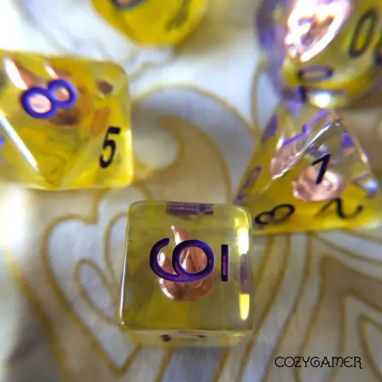 Sorcerer's Fire Dice Set