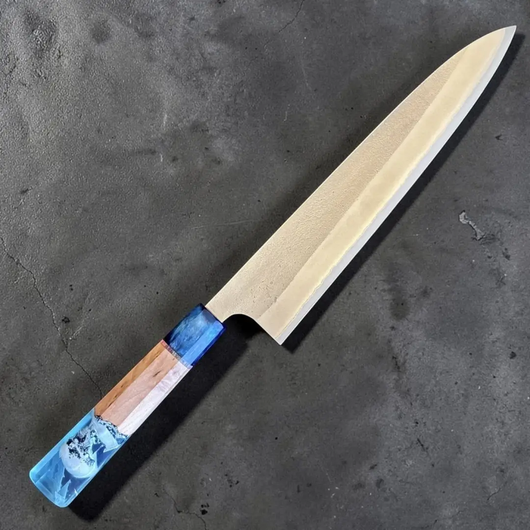 Yoshikane White #2 Nashiji Gyuto 240mm