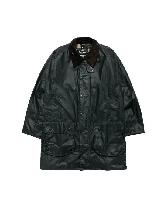Barbour Border Wax Jacket Sage