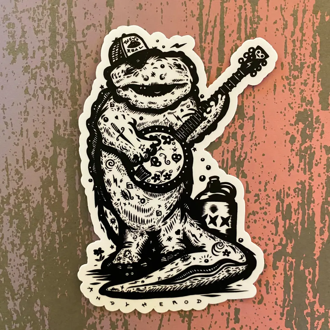 Hannah's Hellbender (They's Real) Vinyl Sticker
