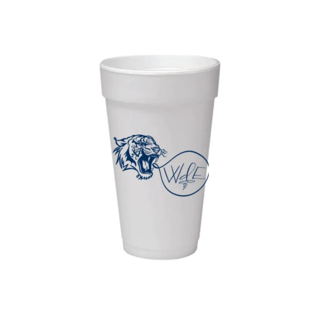 War Eagle Auburn 20 oz Foam Cups, Set of 10