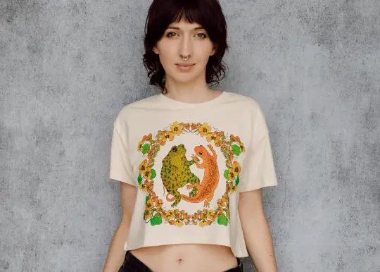 Garden Party Crop Tee