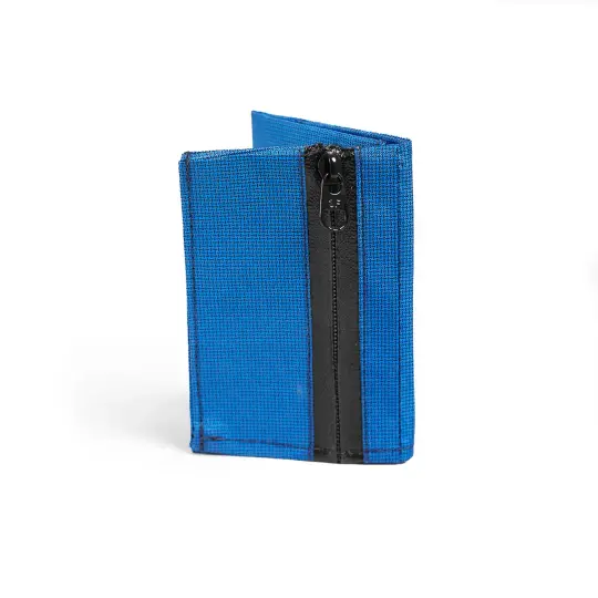 Bargain Tri-fold Minimalist Wallet - Dusk Blue