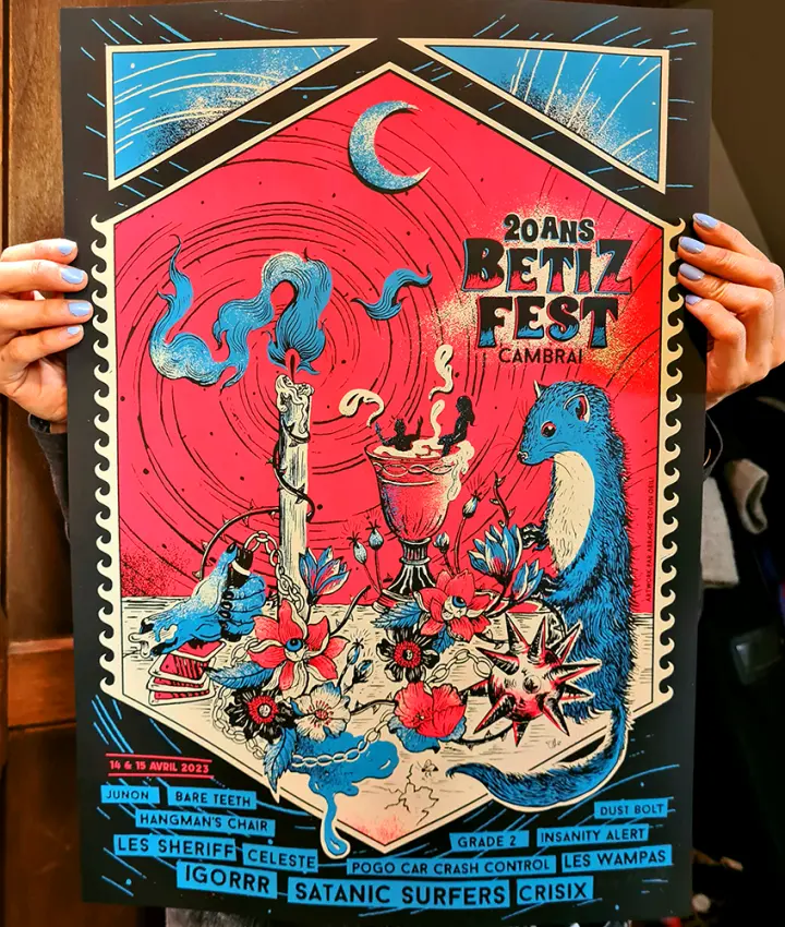 BETIZFEST 2023 (gigposter Cambrai)