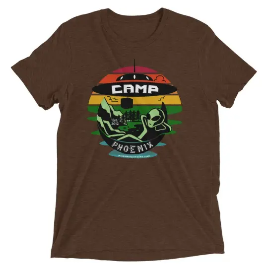 Camp Phoenix Design 2 Short Sleeve T-Shirt | Logo Printed on Back!