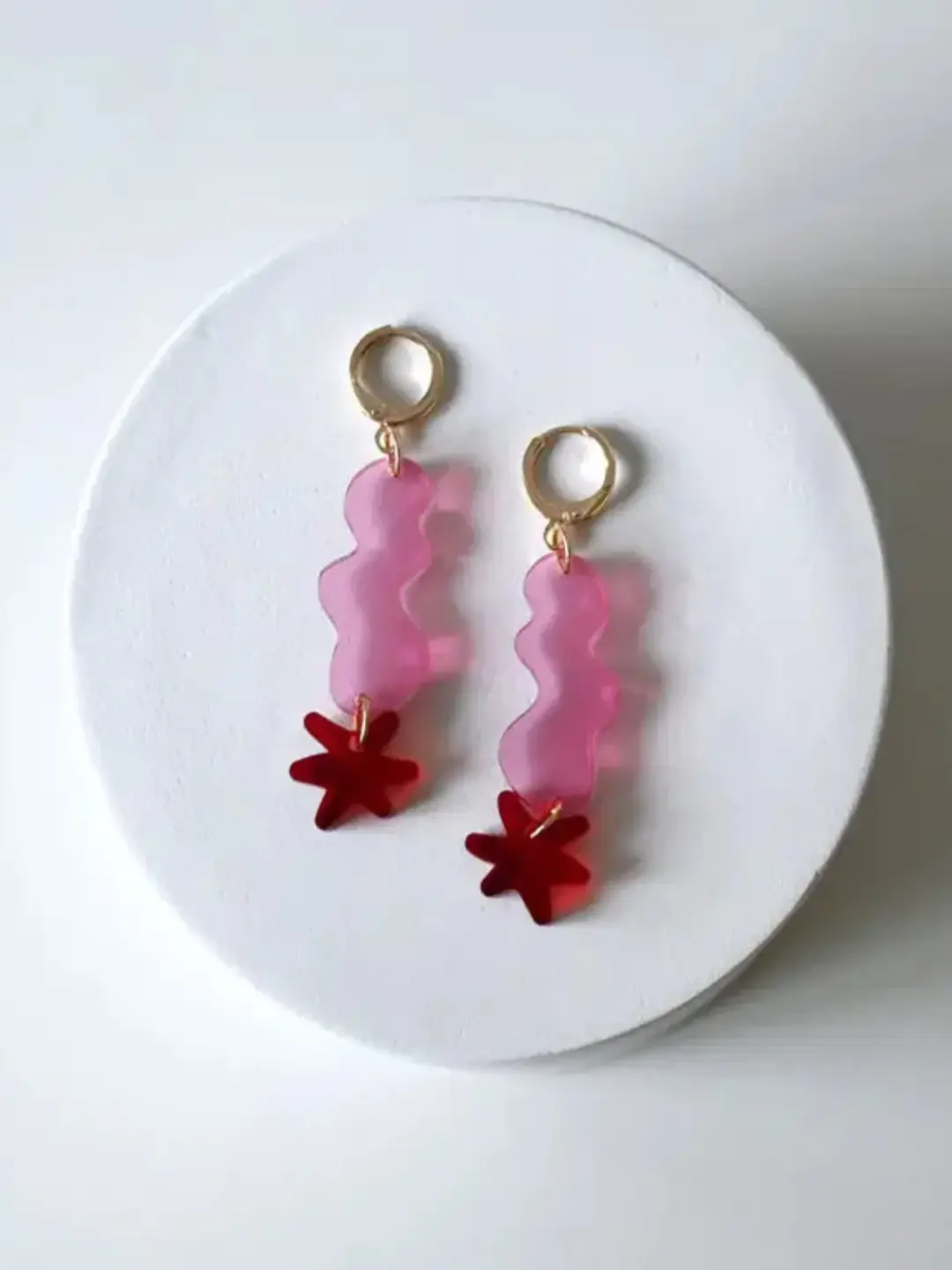 Gummy Star Huggies - Pink & Red