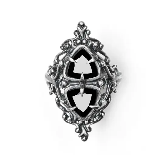 As Above, So Below Ring. Onyx. *Limited*