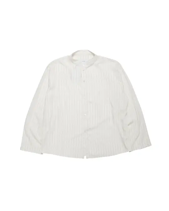 Lea Boberg CL Shirt Japanese Tencel Stripes White/Black Stripe