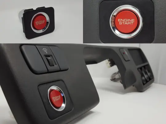 92-95 Honda Civic (All) S2000 Push Button Start Panel (Power Mirror Switch Slot Mount)
