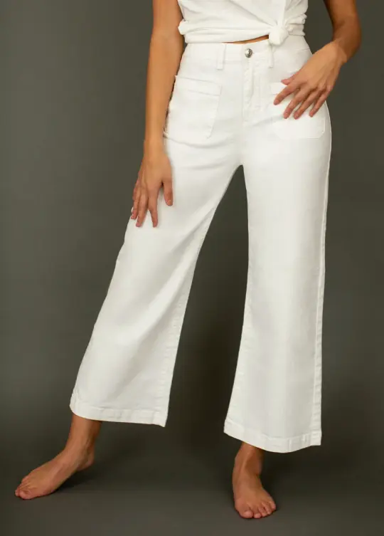 Avina Denim in White