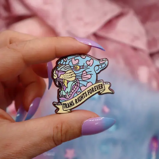 Trans Rights Forever Enamel Pin