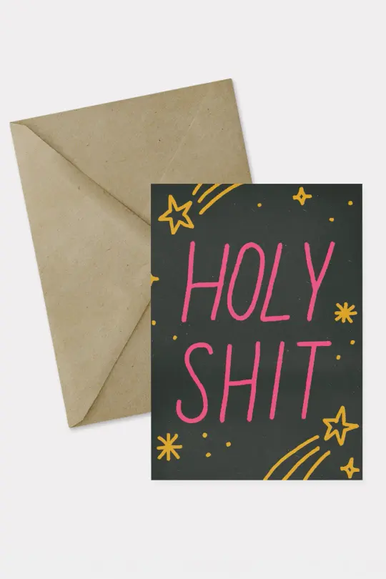 Holy Shit Card