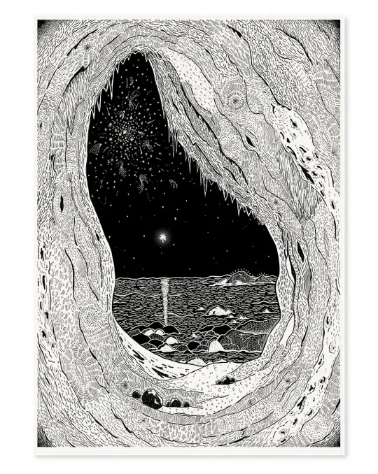 'Starry Cave' Limited Edition Art Print