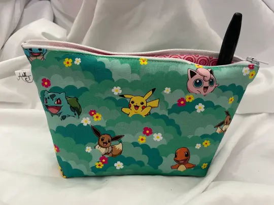 Springtime Creatures Zipper Pouch