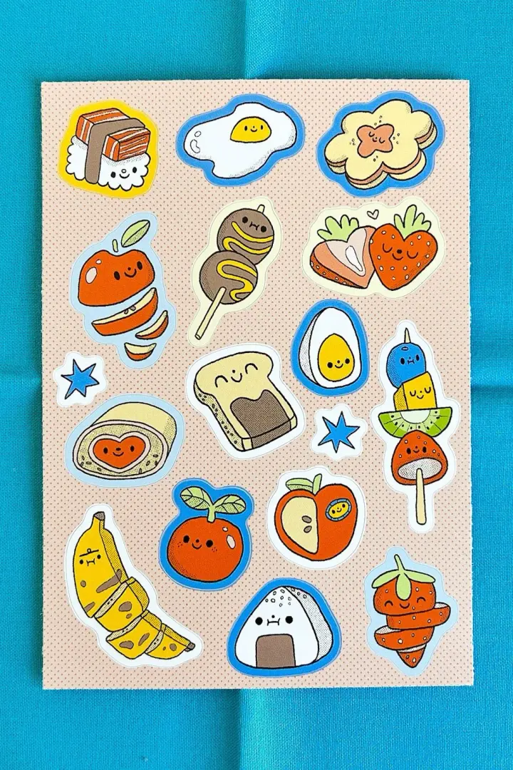 Time to Eat Mini Sticker Sheet