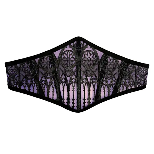 CATHEDRAL MESH CORSET BELT (PURPLE)