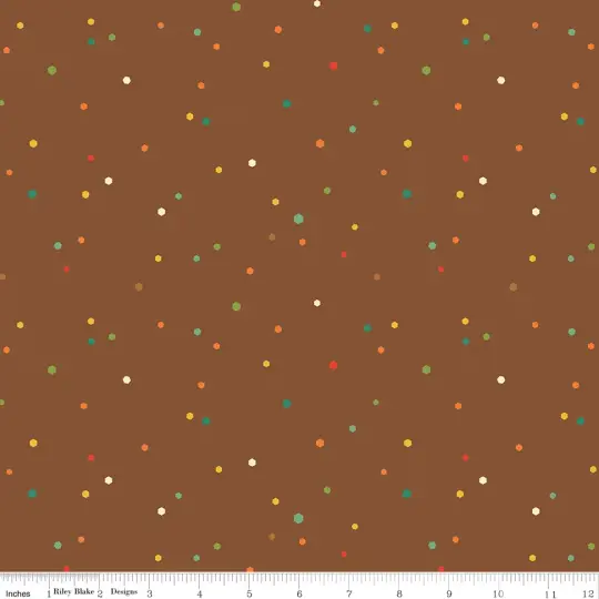 Brown Hexi Dots from Autumn Afternoon