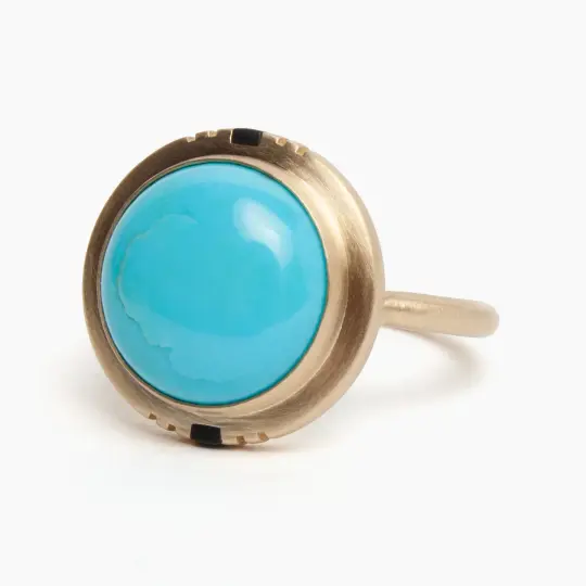 Flos ring - Turquoise