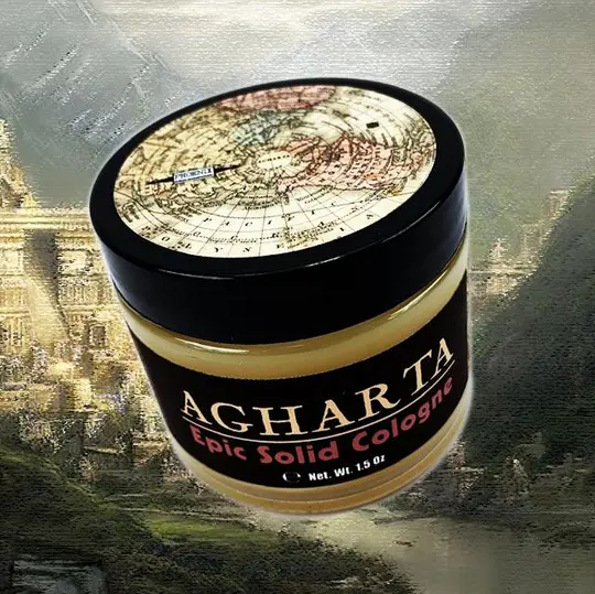 AGHARTA Solid Cologne | Contains Prickly Pear Oil | Inner Earth Barbershop