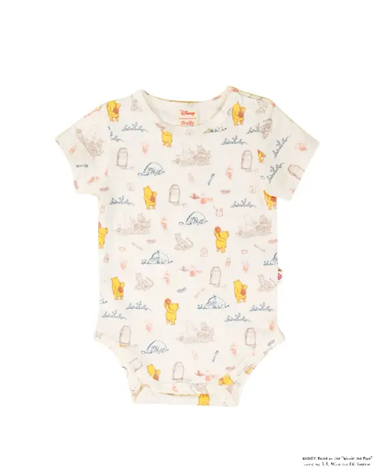 Short-Sleeve Onesie - Picnic With Pooh