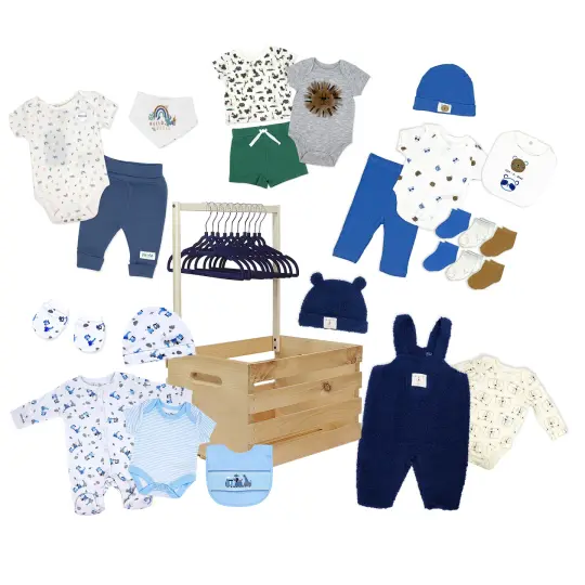 36 Piece Boys Crate, Blues