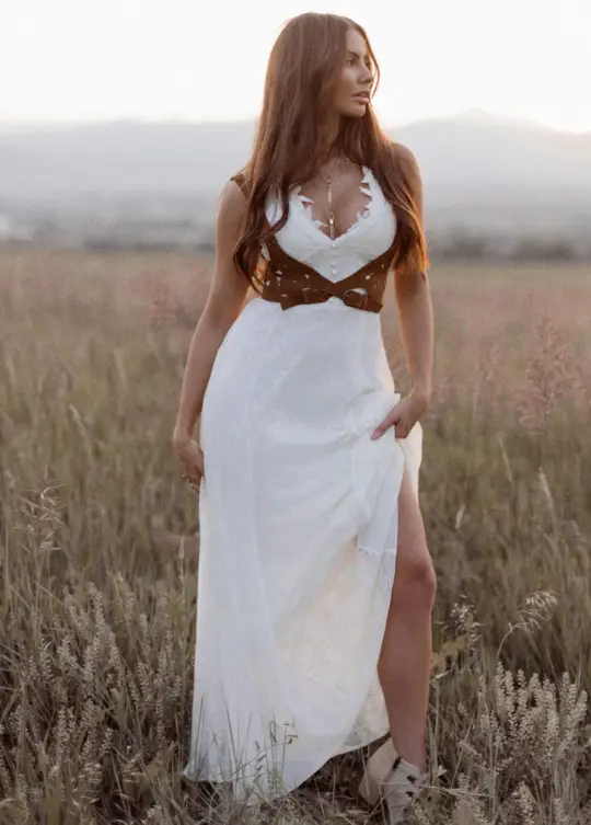 Alia Dress in Cream
