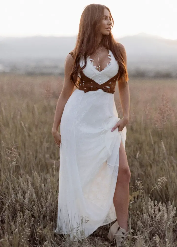 Alia Dress in Cream