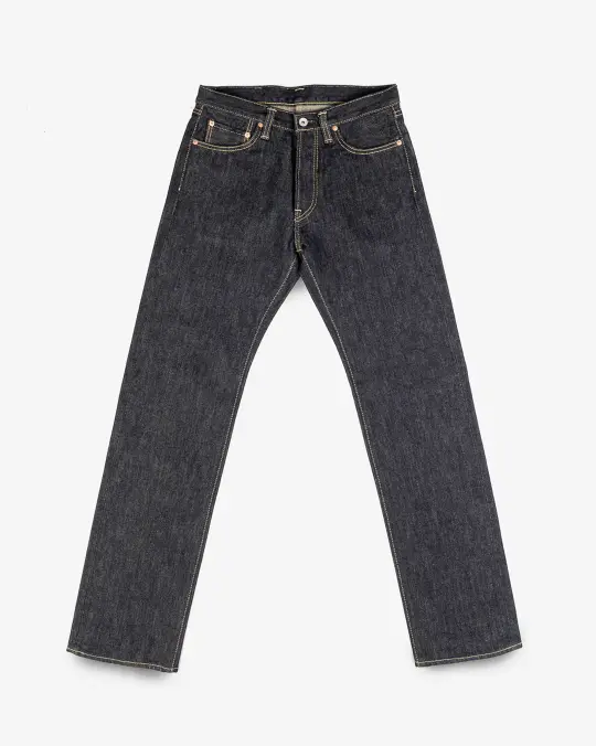 21oz Selvedge Denim Straight Cut Jeans - Indigo