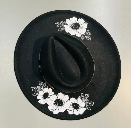 Anemones Vegan Felt XL Brim Hat
