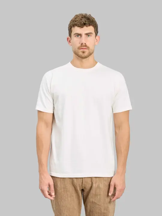 Studio D'Artisan 8173 Suvin Gold T-Shirt White